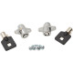 Replacement Saddlebag Lock Kit — Chrome