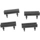 Replacement Saddlebag Lid Cushions — Black, 4-pack