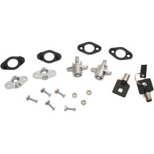 Saddlebag Lock Kit — Chrome, Kit