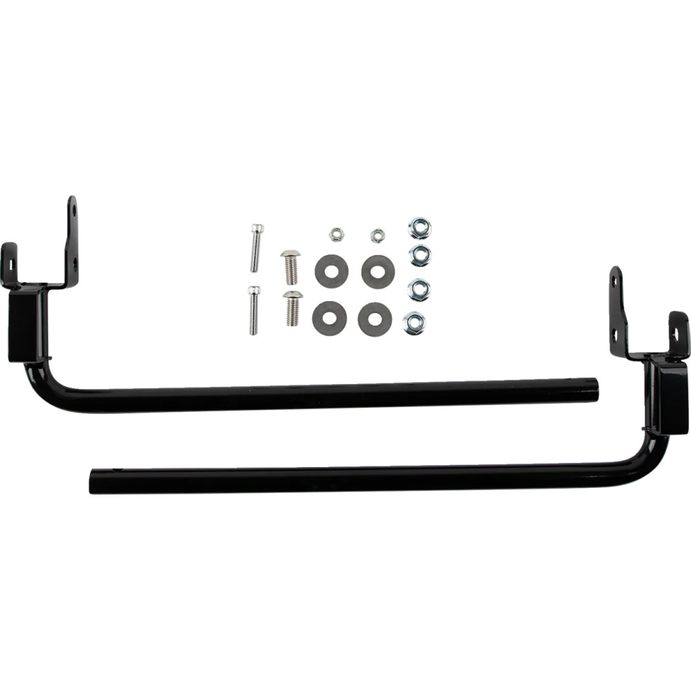 Saddlebags Guards/Support Kit — Chrome