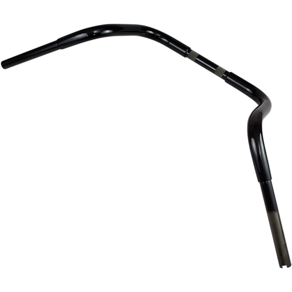 1-1/4" Buffalo Bar Handlebar — 1-1/4" diameter, 1" clamping, Black gloss