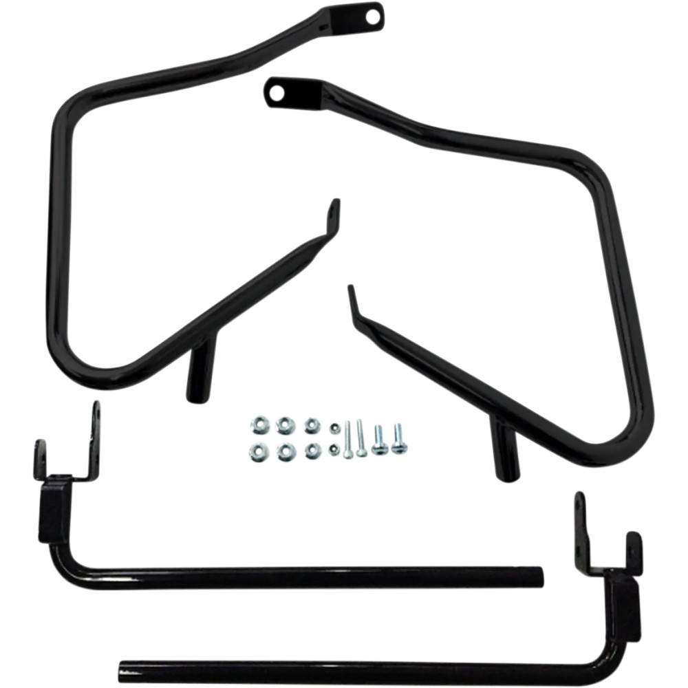 Saddlebags Guards/Support Kit — Black