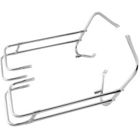 Saddlebag Guard/Side Rail Kits — Chrome
