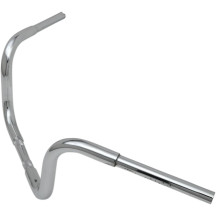 1-1/4" Buffalo Bar Handlebar — 1-1/4" (32 mm) dia, 10" center, 1" clamp, Chrome