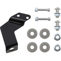 Saddlebag Supports — Chrome, Silver