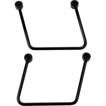 Soporte para alforjas — compatible con 2018-2021 FLSL, FXBB, FXBBS, FXST, Negro