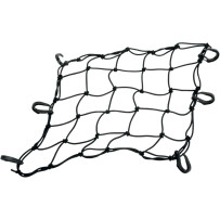 Cargo Net — 38 cm (15") x 38 cm (15"), plastic hooks, black