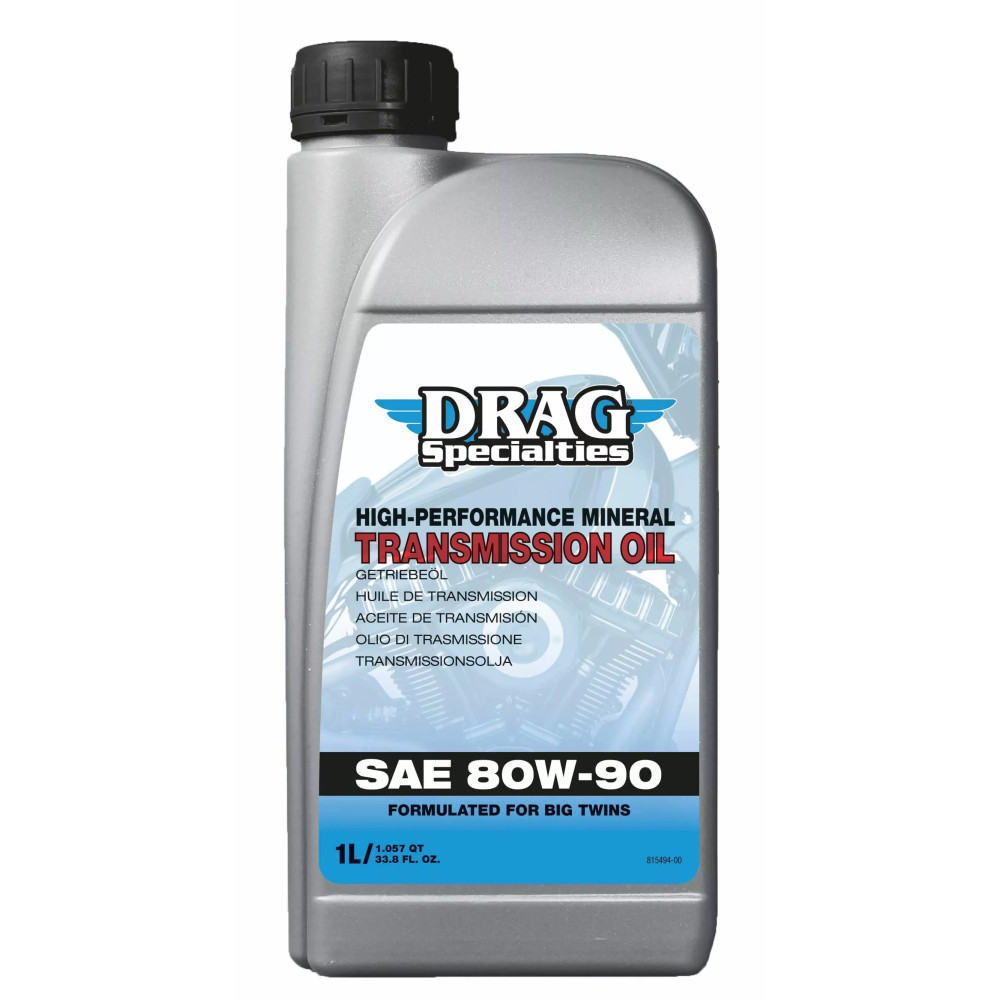 80W-90 Transmission Fluid — 1 L (1.05 US qt), Harley-Davidson Big Twin