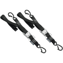 1-1/2" Ratchet Tie-Downs — 72" length, 6,000 lb tensile, Black
