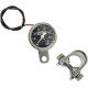 Velocímetro mini 1-7/8" 140 MPH — 47.6 mm (1-7/8"), mecánico, negro