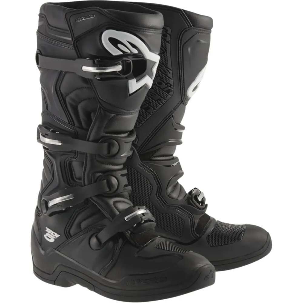 Botas Tech 5 — Talla EU 43, caña alta, negro