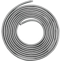 Stainless Steel Braided Hose — 5/16" ID, 6' length