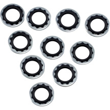 Banjo Bolt Sealing Washers — 10 mm (3/8"), Silver