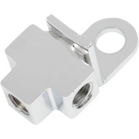 Brake Line T-Junction — Rear, Chrome