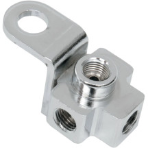 Brake Line T-Junction — Rear, Chrome