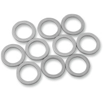 Aluminum Crush Washers — 3/8" (10 mm), 10 pack, chrome