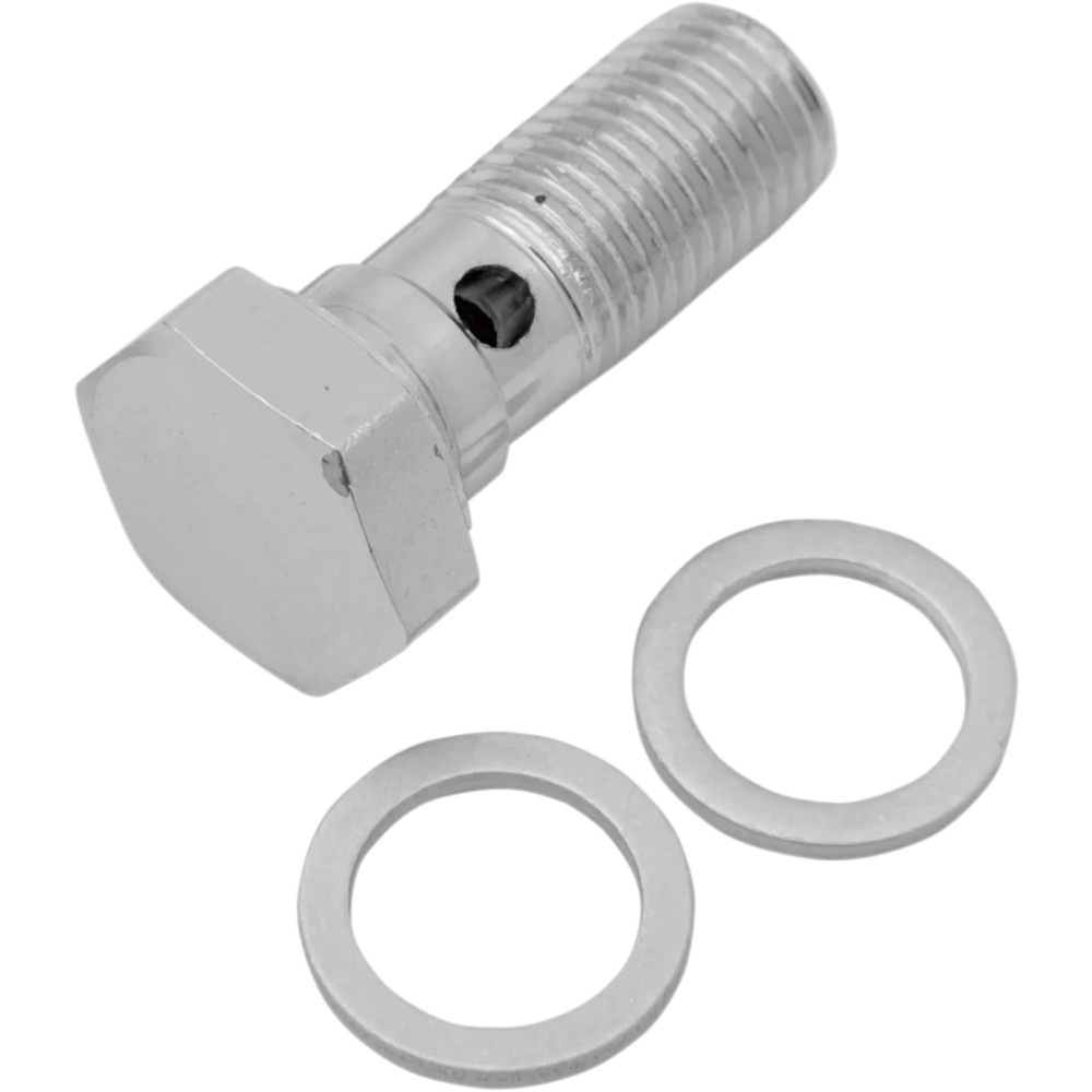 Universal Chrome Steel Banjo Bolt — 3/8-24
