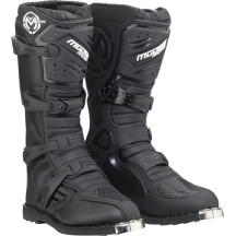 Botas Qualifier — Talla US 15, sobre la pantorrilla, Negro