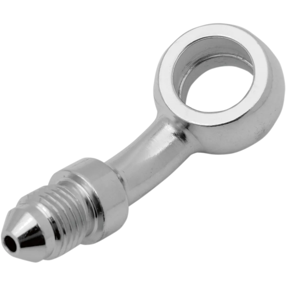 Chrome Steel Banjo Fitting — -3 AN male, 7/16" 35°