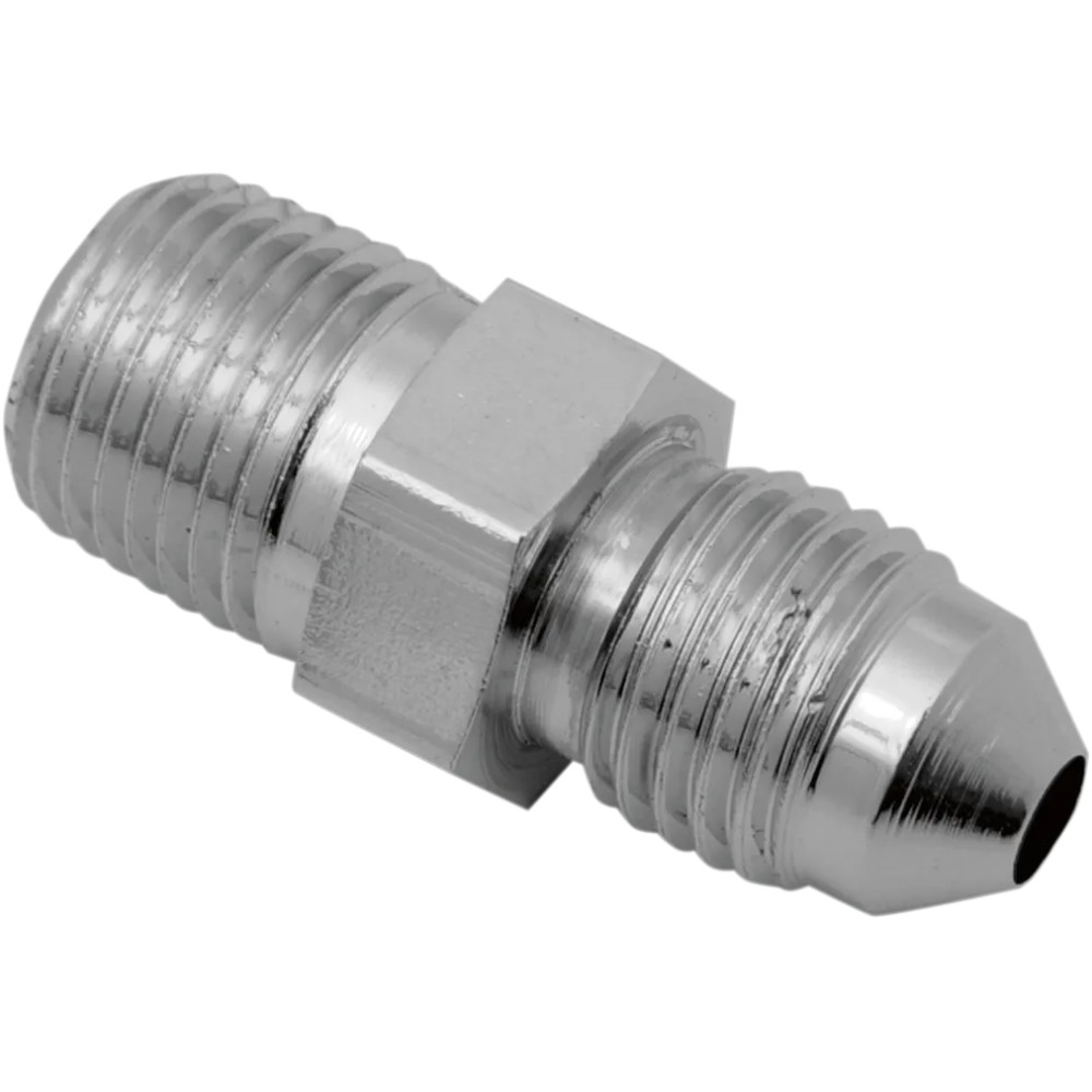 Chrome Steel Brake Line Fitting — -3 AN Male, 1/8" NPT Male