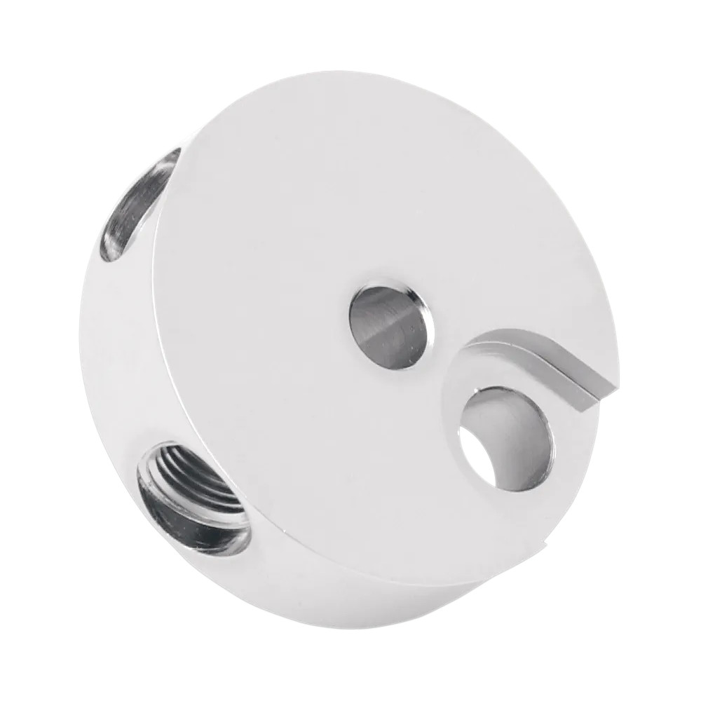 Chrome Steel Front Brake Junction — 1/8" NPT female