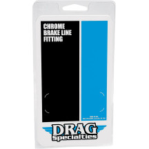 Chrome Steel Dual Disc Tee — 3/8-24 dual banjo bolt