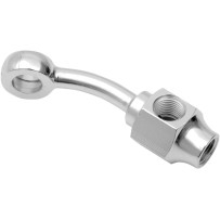 Chrome Steel Banjo Fitting — 3/8" 35° banjo, 1/8" NPT female