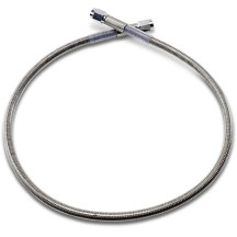 Universal Brake Line — 25", Front/Rear, Clear-coated stainless steel