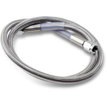 Universal Brake Line — 71 cm (28") , silver clear-coated