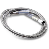 Universal Brake Line — 71 cm (28") , silver clear-coated