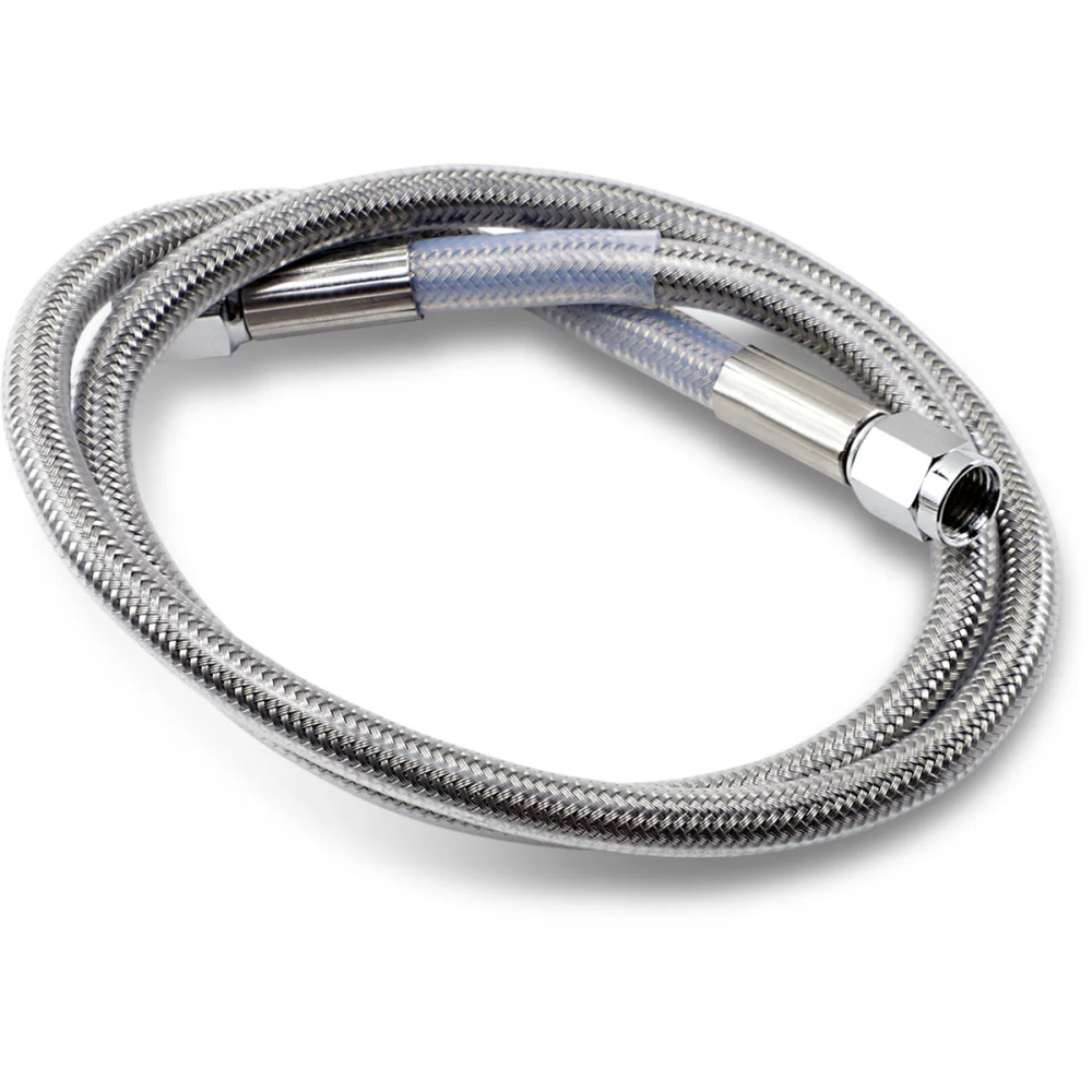Universal Brake Line — 71 cm (28") , silver clear-coated