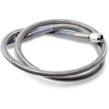 Universal Brake Line — 76 cm (30"), stainless steel, clear-coated