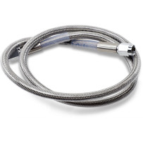 Universal Brake Line — 76 cm (30"), stainless steel, clear-coated
