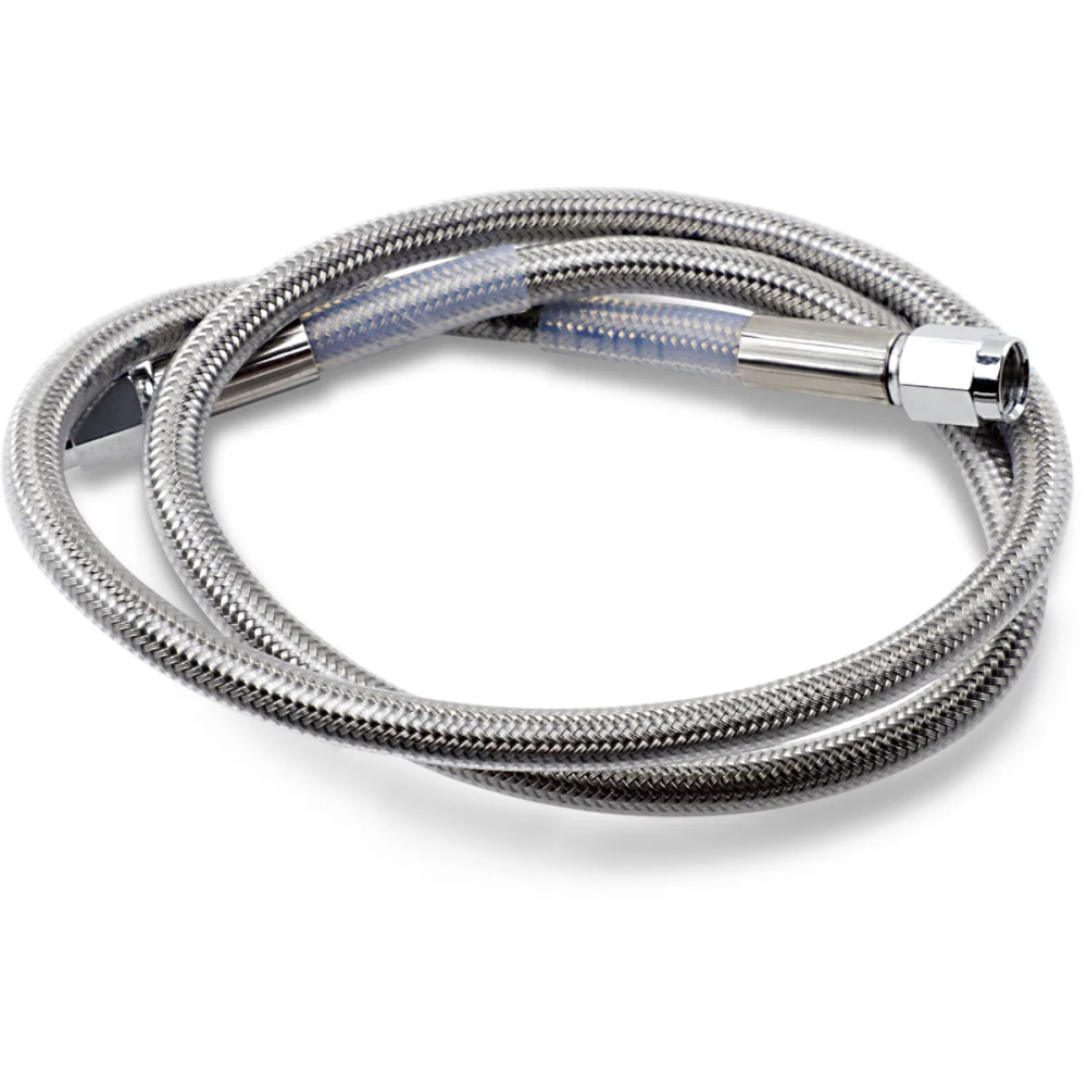 Universal Brake Line — 76 cm (30"), stainless steel, clear-coated