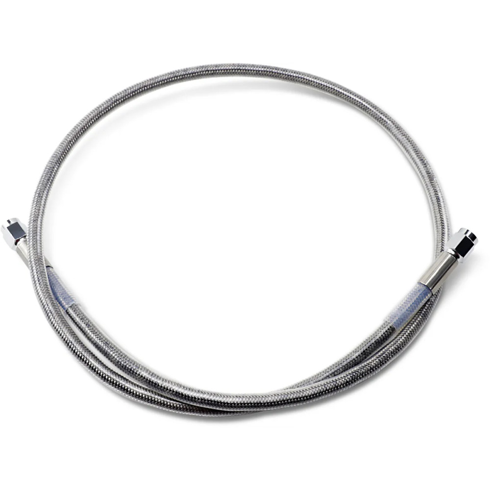 Universal Brake Line — 36" (91.5 cm), stainless steel, clear-coated