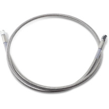 Universal Brake Line — 40" length, Silver clear-coated
