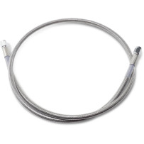 Universal Brake Line — 40" length, Silver clear-coated