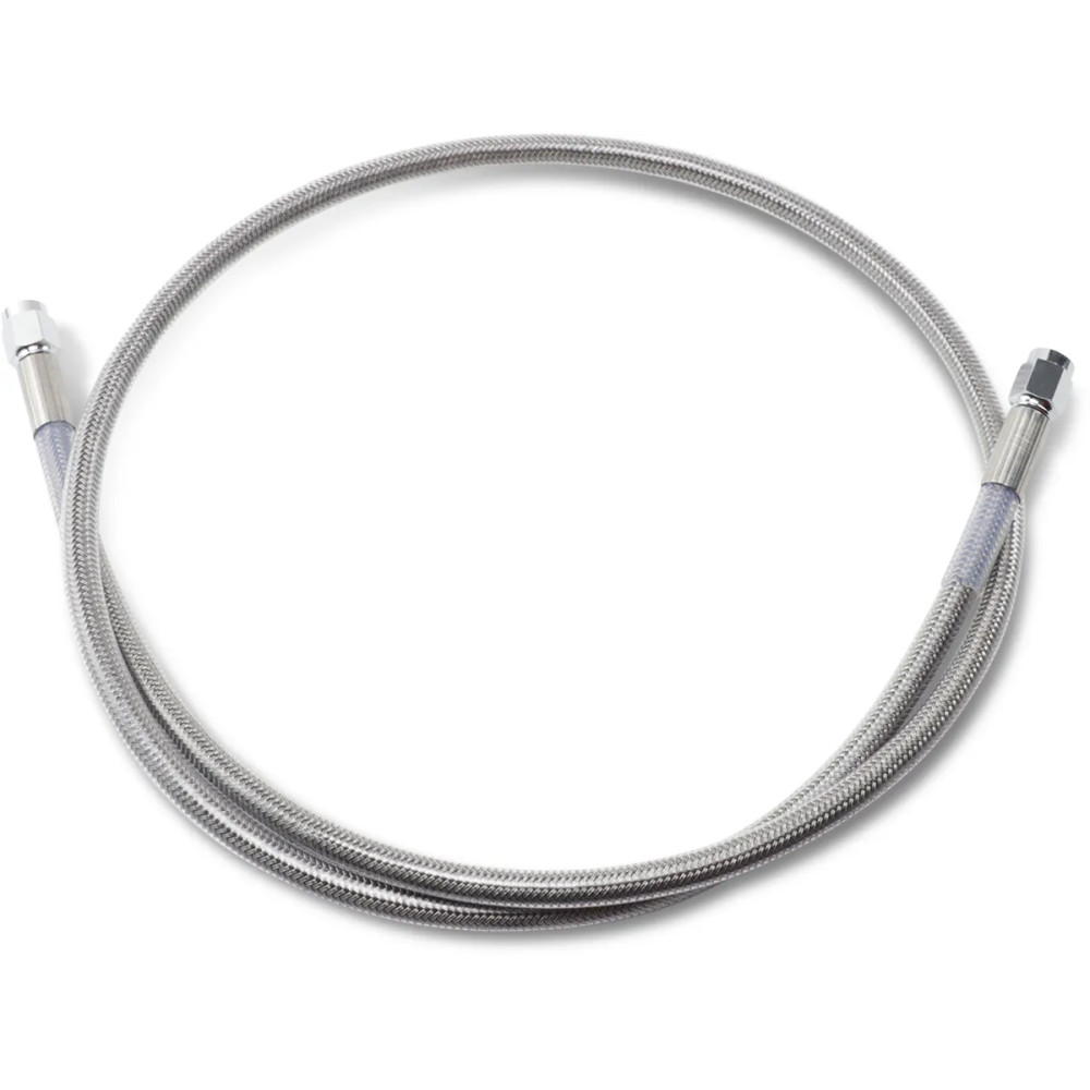 Universal Brake Line — 40" length, Silver clear-coated