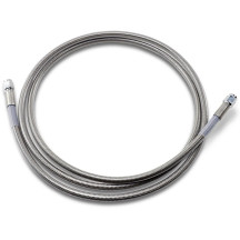 Universal Brake Line — 64" (162.5 cm), clear-coated stainless steel, front/rear