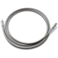 Universal Brake Line — 64" (162.5 cm), clear-coated stainless steel, front/rear