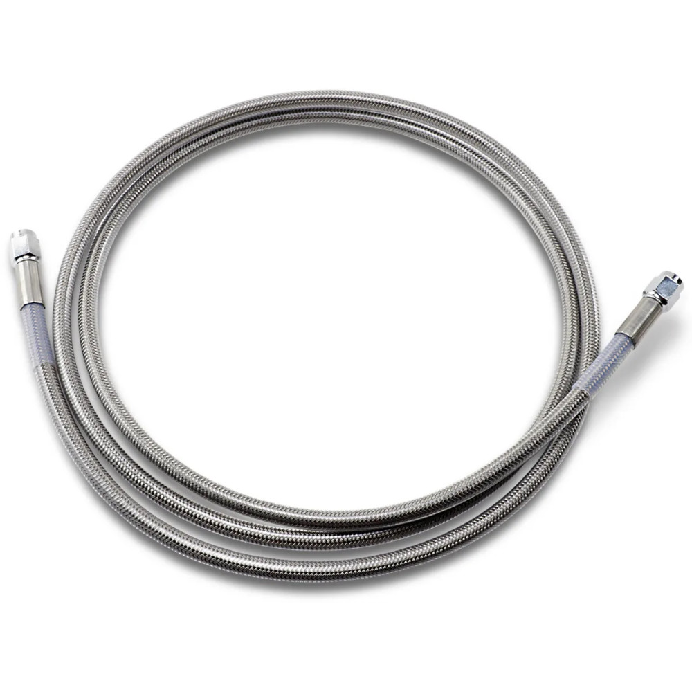 Universal Brake Line — 64" (162.5 cm), clear-coated stainless steel, front/rear