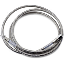 Universal Brake Line — 68", front/rear, clear-coated silver