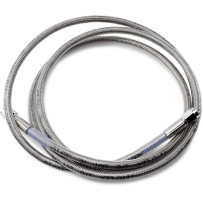 Universal Brake Line — 68", front/rear, clear-coated silver