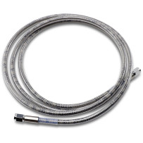 Universal Brake Line — 198 cm (78"), Silver, clear-coated