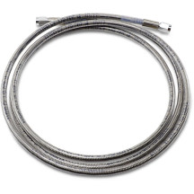 Universal Brake Line — 203 cm (80"), clear-coated silver
