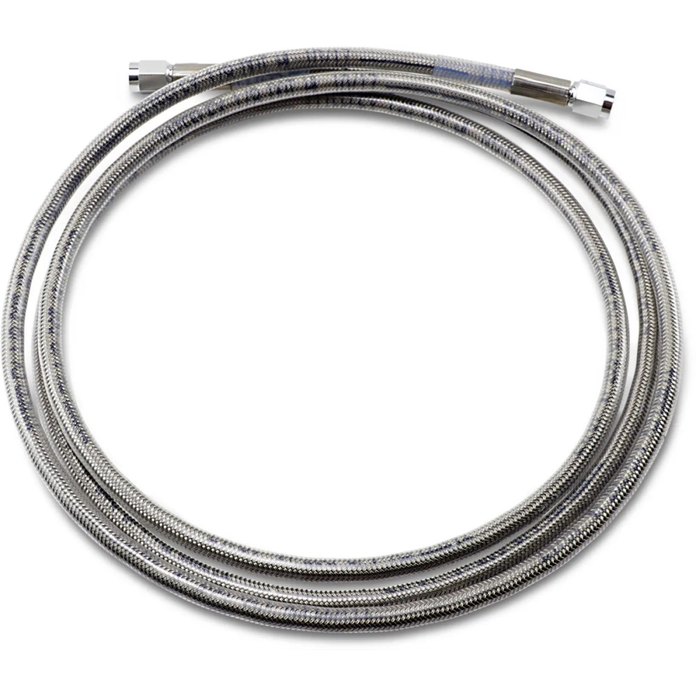 Universal Brake Line — 203 cm (80"), clear-coated silver