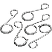 Wire Fuel Line Guides — 5 Pack, Silver
