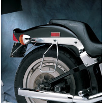Universal Saddlebag Hard Mount Kit — Chrome finish