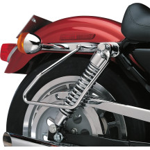Chrome Saddlebag Support Brackets — Chrome, Pair, Left/Right mounting