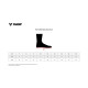 Botas Blitz XR Trail — US 15, Over-Calf, negro